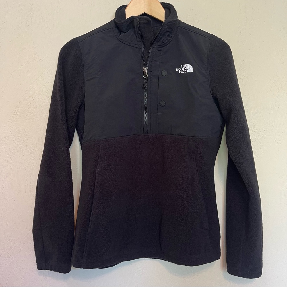 The North Face fleece quarter zip pullover